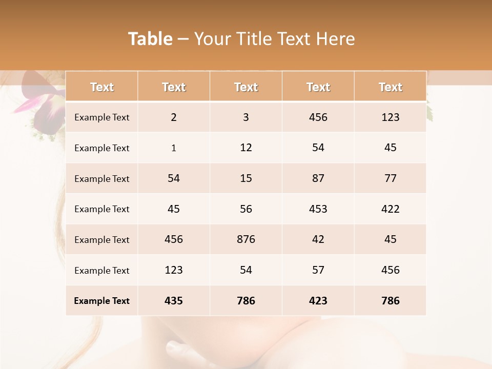 Pens Visage Femmes PowerPoint Template