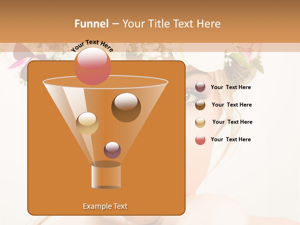 Pens Visage Femmes PowerPoint Template