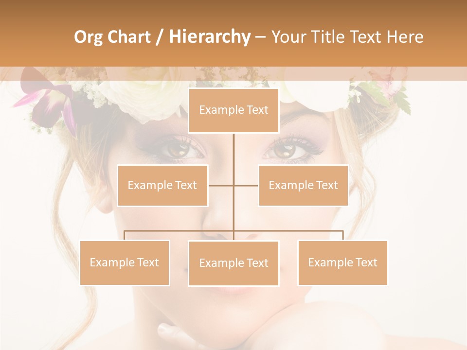 Pens Visage Femmes PowerPoint Template