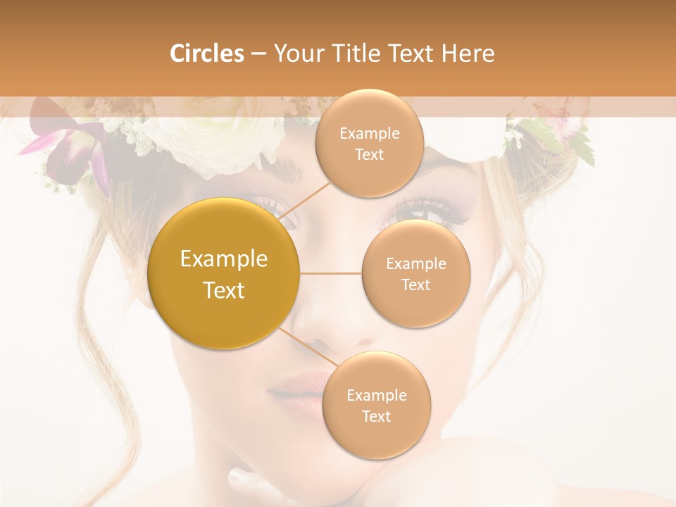 Pens Visage Femmes PowerPoint Template