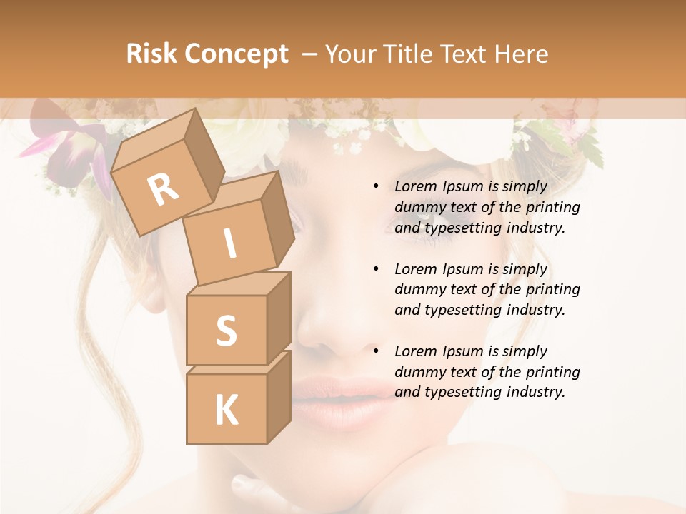 Pens Visage Femmes PowerPoint Template