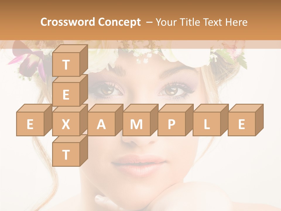 Pens Visage Femmes PowerPoint Template