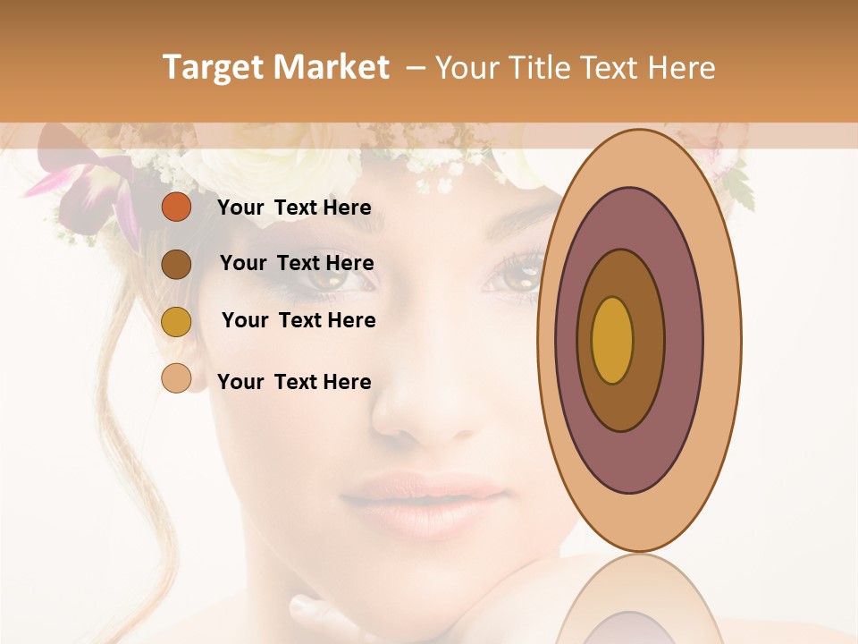 Pens Visage Femmes PowerPoint Template