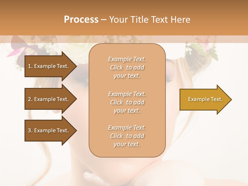 Pens Visage Femmes PowerPoint Template