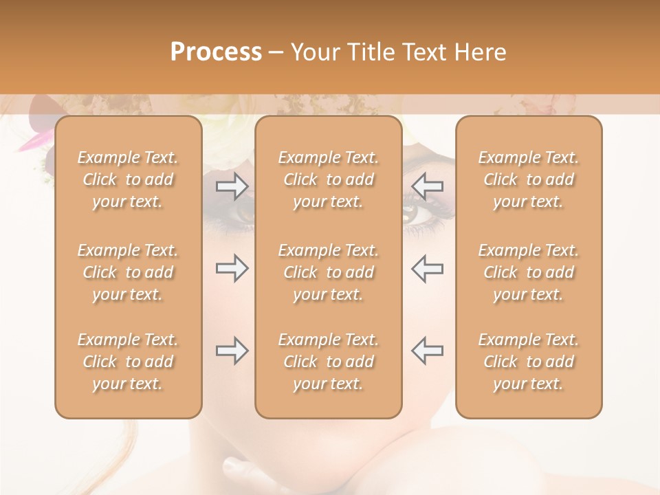 Pens Visage Femmes PowerPoint Template