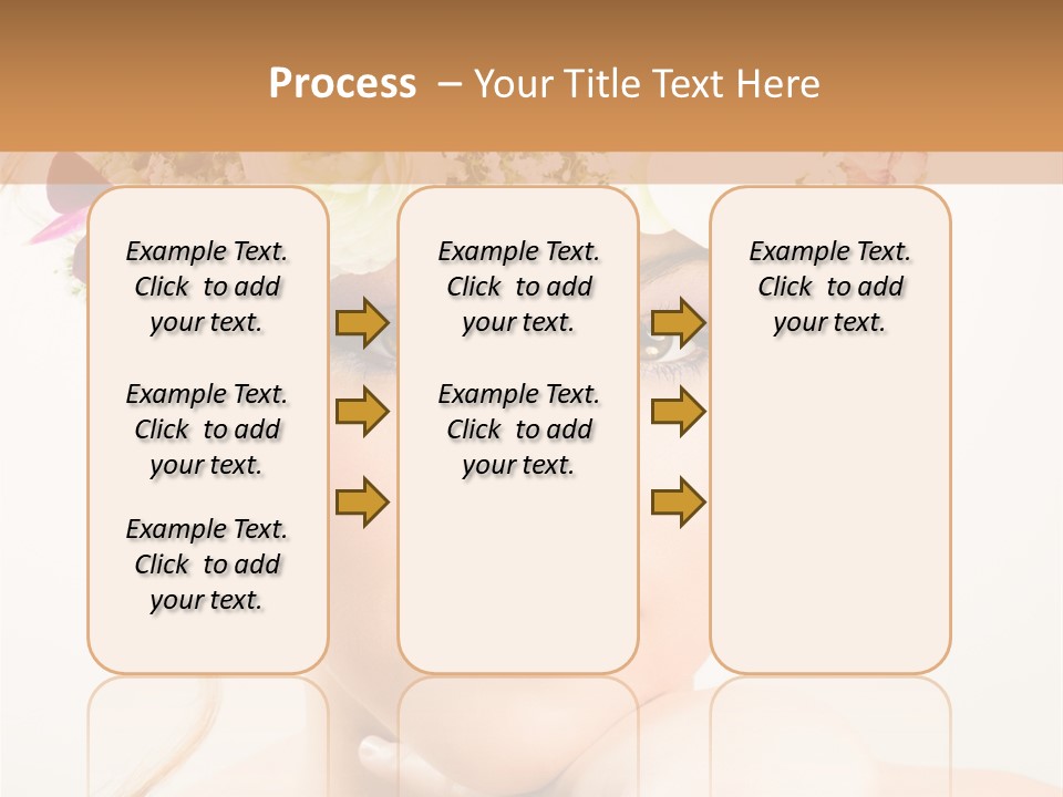 Pens Visage Femmes PowerPoint Template