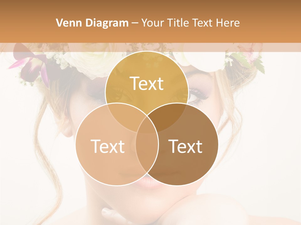 Pens Visage Femmes PowerPoint Template