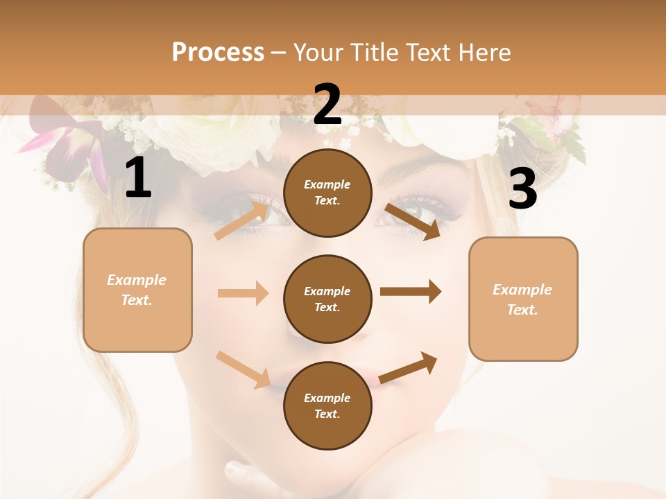 Pens Visage Femmes PowerPoint Template