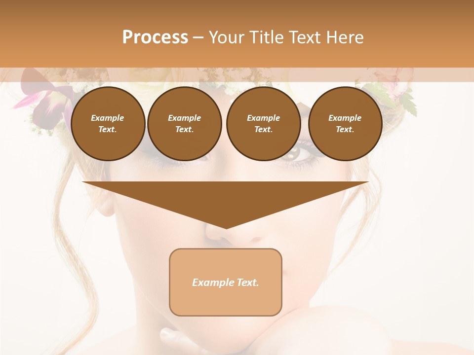 Pens Visage Femmes PowerPoint Template