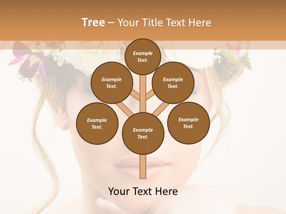 Pens Visage Femmes PowerPoint Template