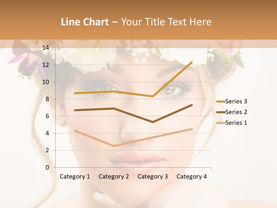 Pens Visage Femmes PowerPoint Template