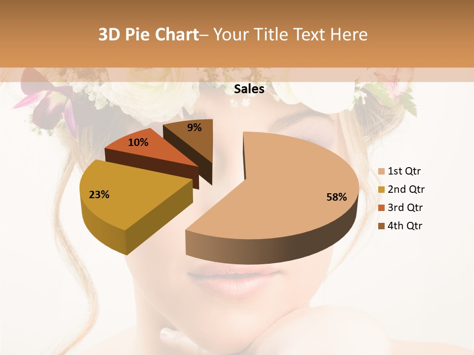 Pens Visage Femmes PowerPoint Template