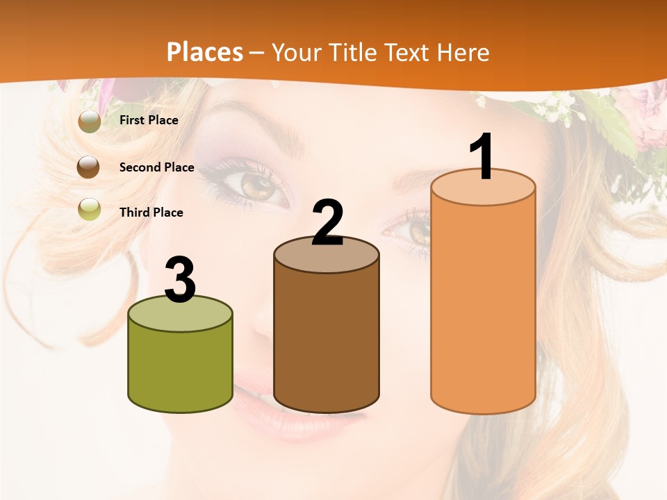 Fille Joyeuse Femme PowerPoint Template