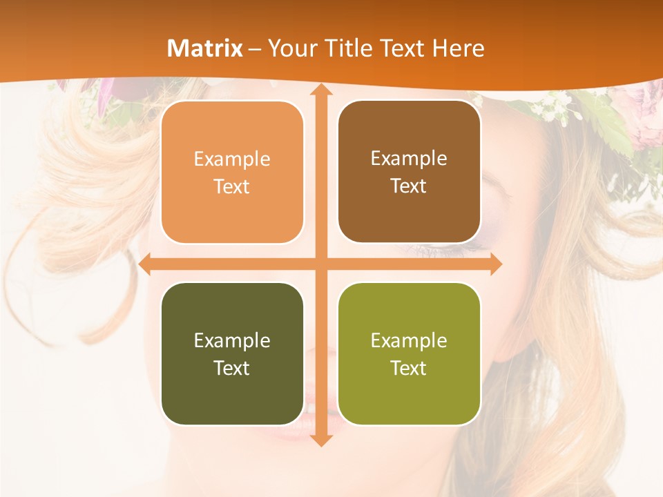 Fille Joyeuse Femme PowerPoint Template