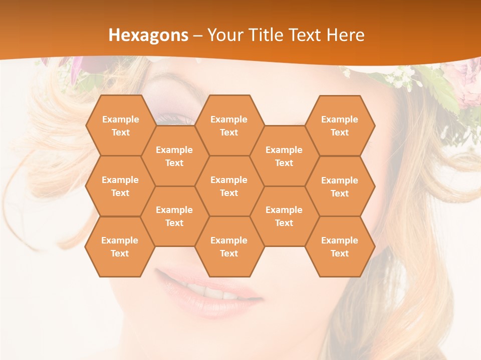 Fille Joyeuse Femme PowerPoint Template