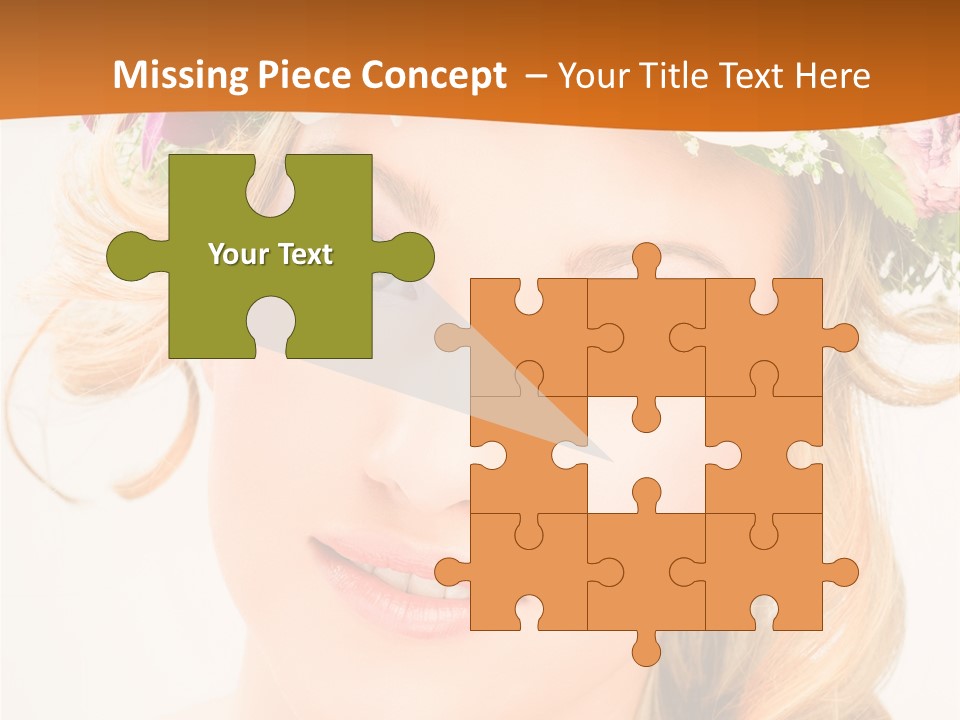 Fille Joyeuse Femme PowerPoint Template