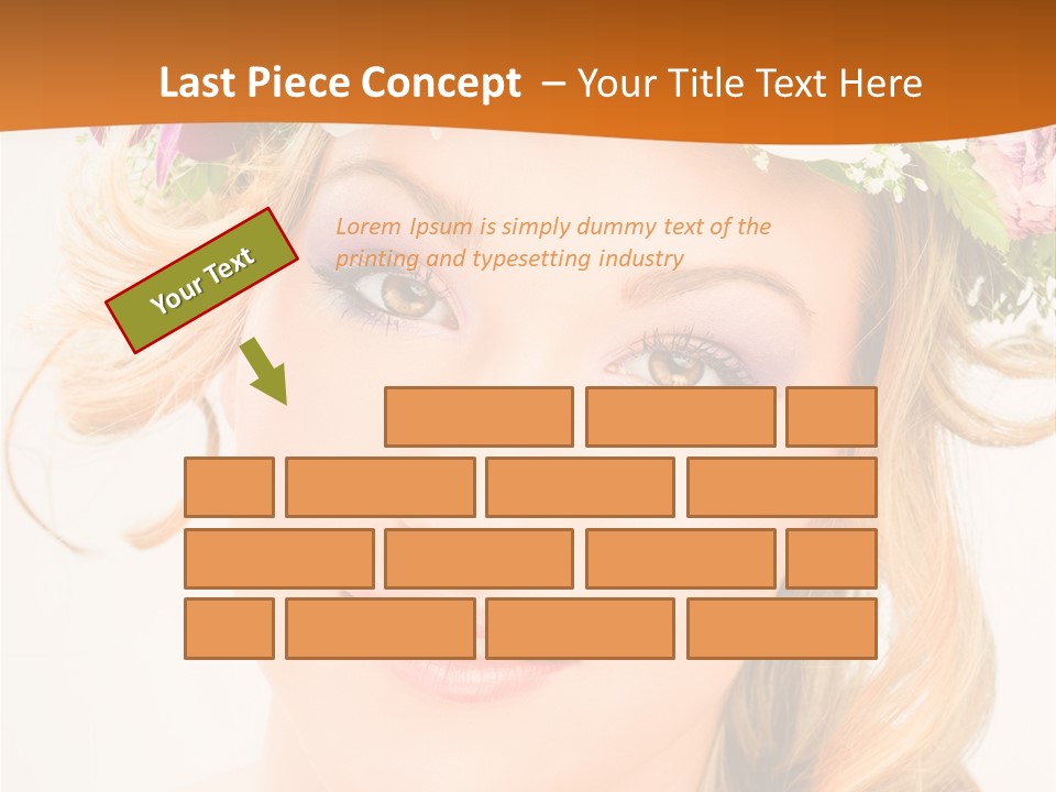 Fille Joyeuse Femme PowerPoint Template