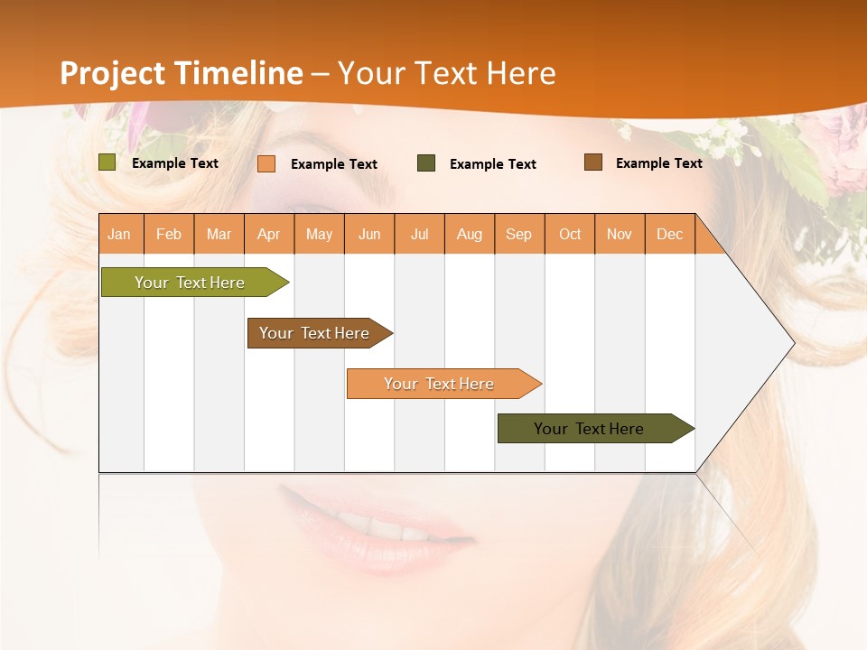 Fille Joyeuse Femme PowerPoint Template