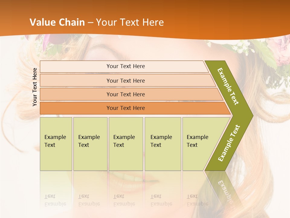 Fille Joyeuse Femme PowerPoint Template