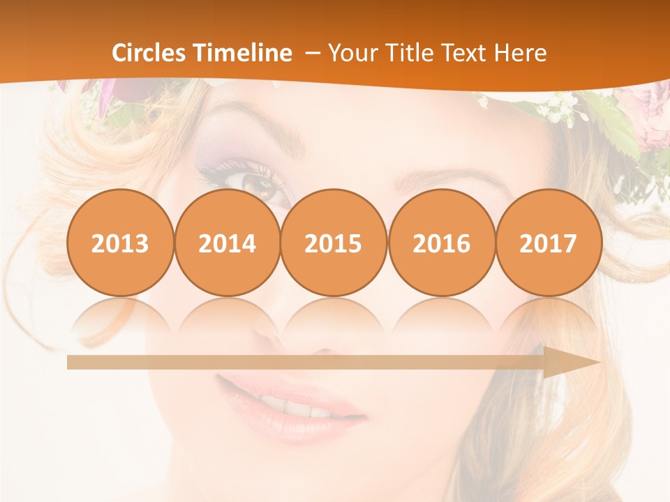 Fille Joyeuse Femme PowerPoint Template