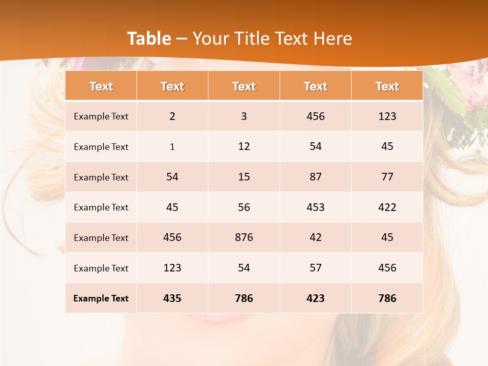 Fille Joyeuse Femme PowerPoint Template