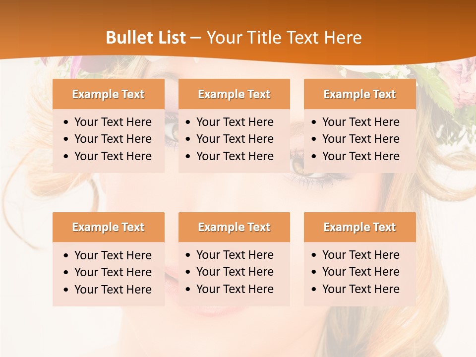Fille Joyeuse Femme PowerPoint Template