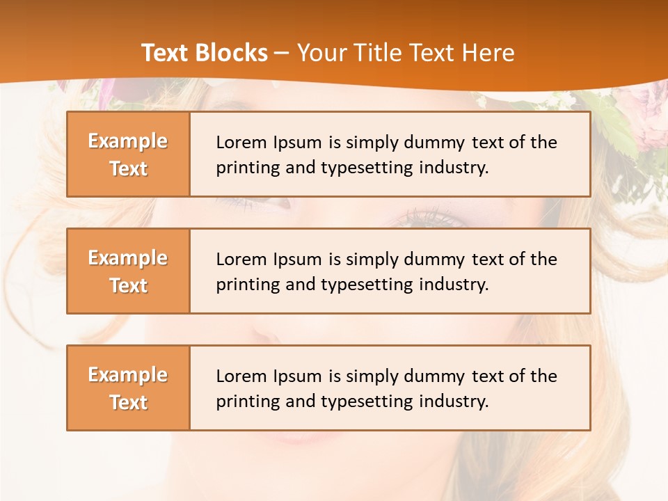 Fille Joyeuse Femme PowerPoint Template