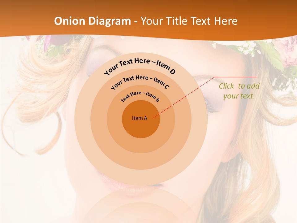 Fille Joyeuse Femme PowerPoint Template