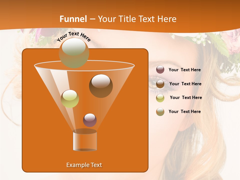 Fille Joyeuse Femme PowerPoint Template