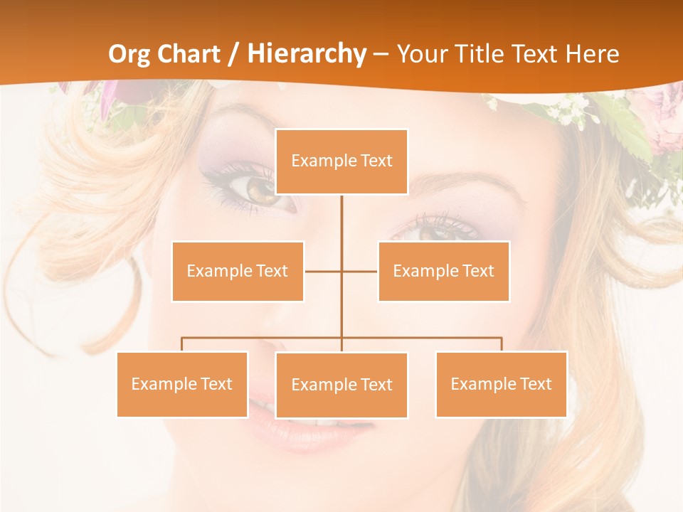 Fille Joyeuse Femme PowerPoint Template