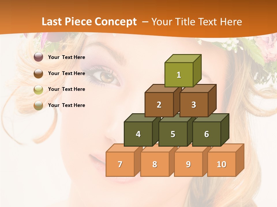 Fille Joyeuse Femme PowerPoint Template