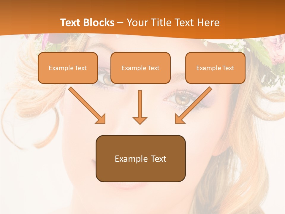 Fille Joyeuse Femme PowerPoint Template