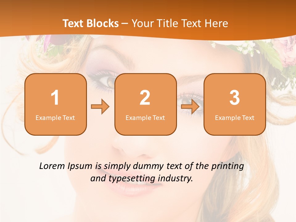 Fille Joyeuse Femme PowerPoint Template