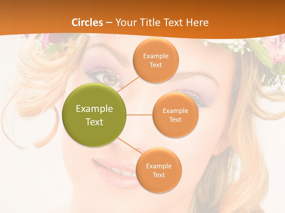 Fille Joyeuse Femme PowerPoint Template