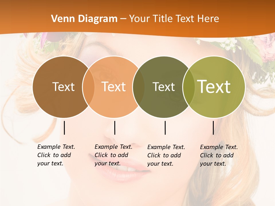 Fille Joyeuse Femme PowerPoint Template