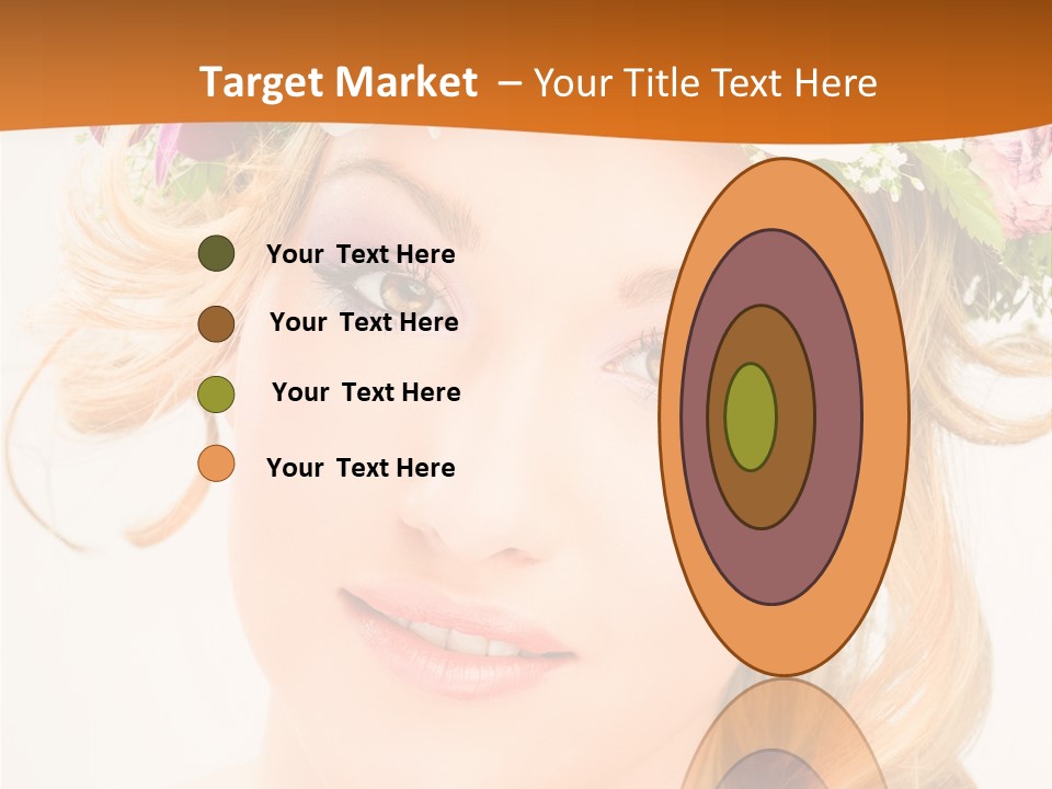 Fille Joyeuse Femme PowerPoint Template