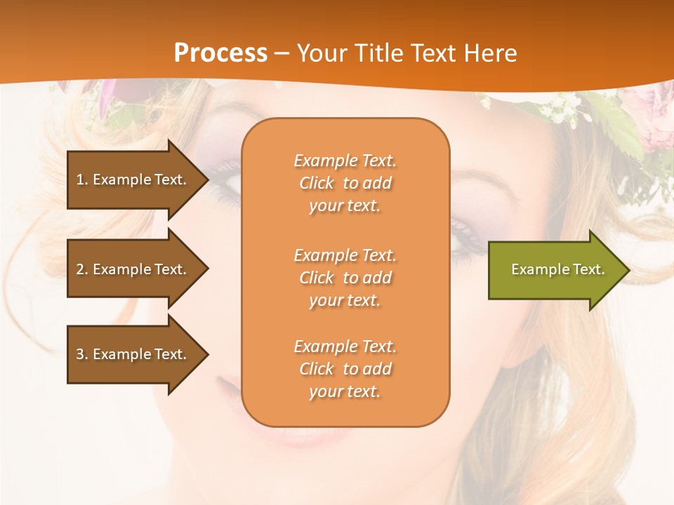Fille Joyeuse Femme PowerPoint Template