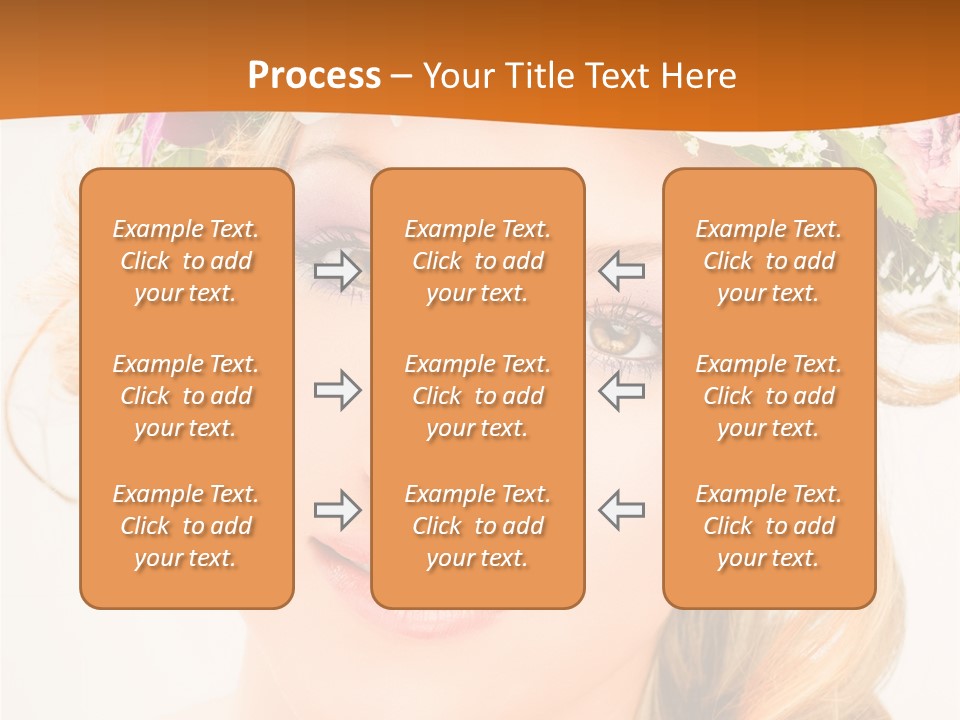 Fille Joyeuse Femme PowerPoint Template