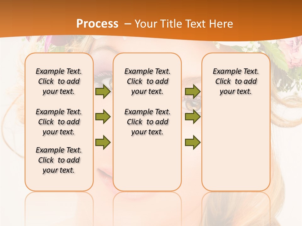 Fille Joyeuse Femme PowerPoint Template