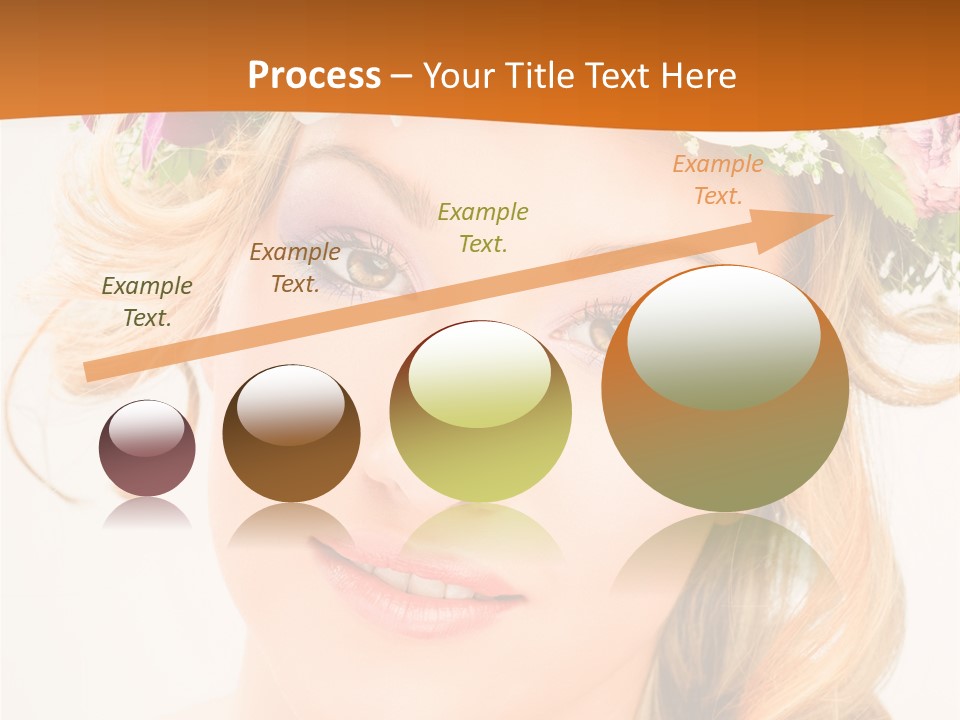 Fille Joyeuse Femme PowerPoint Template