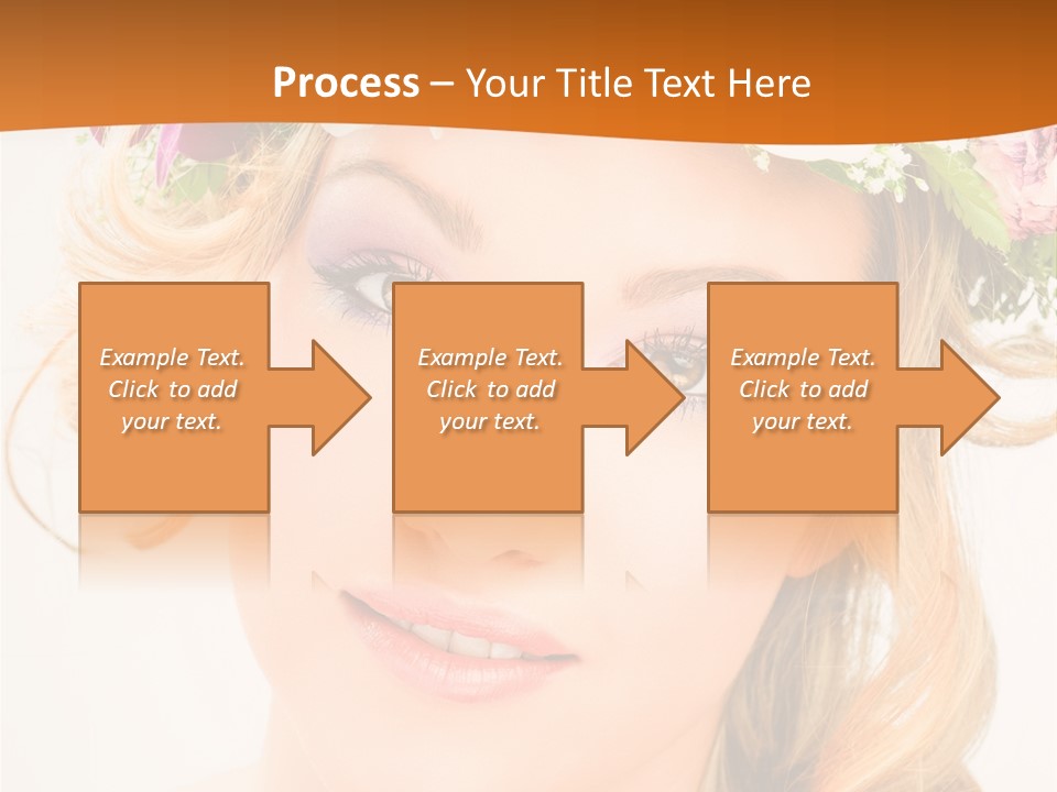 Fille Joyeuse Femme PowerPoint Template