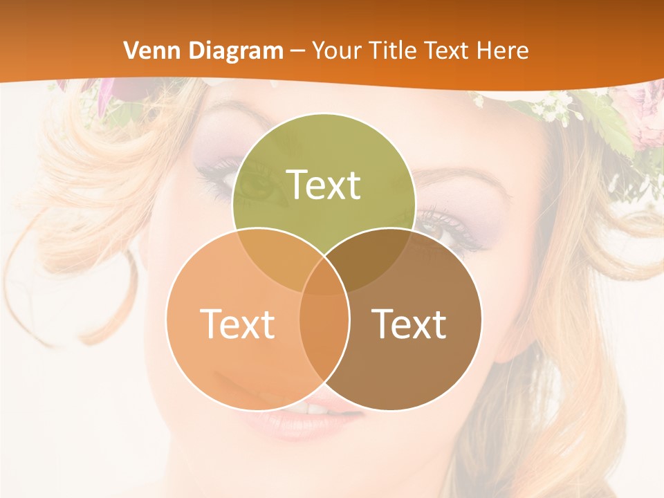 Fille Joyeuse Femme PowerPoint Template