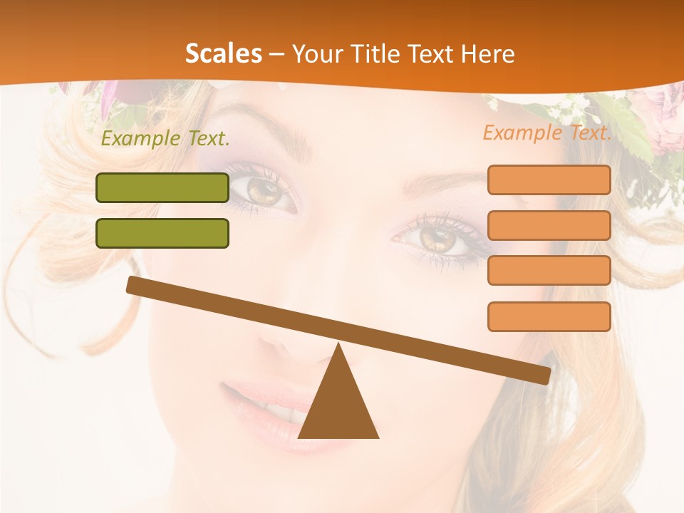 Fille Joyeuse Femme PowerPoint Template