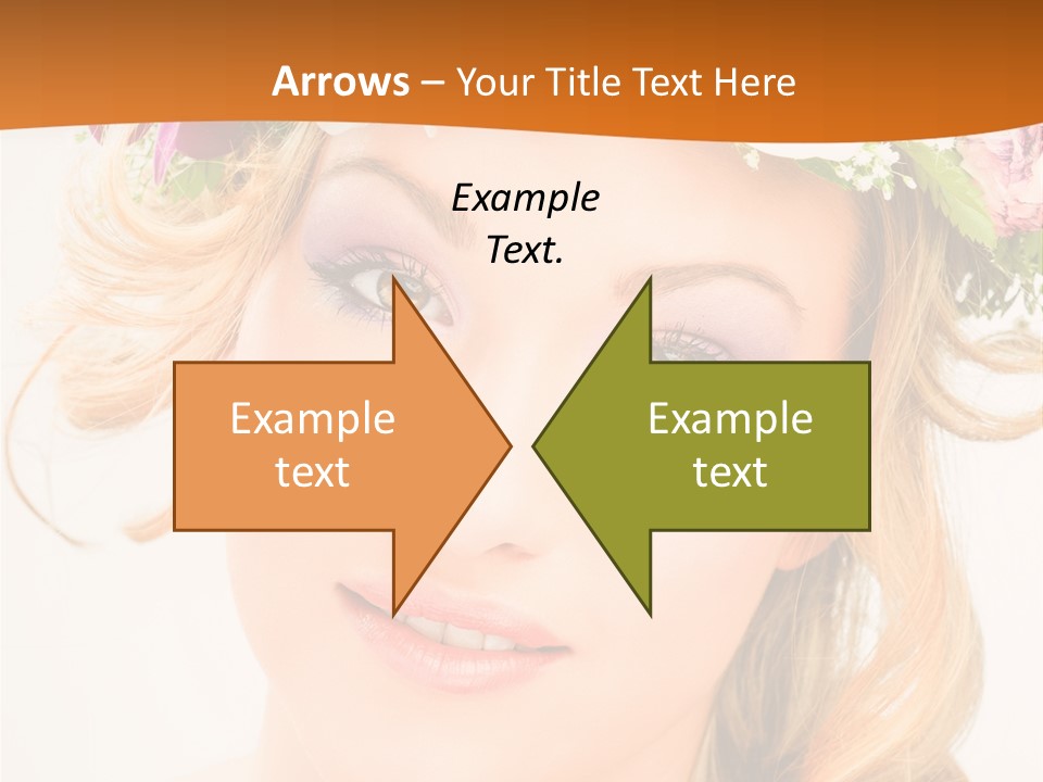 Fille Joyeuse Femme PowerPoint Template