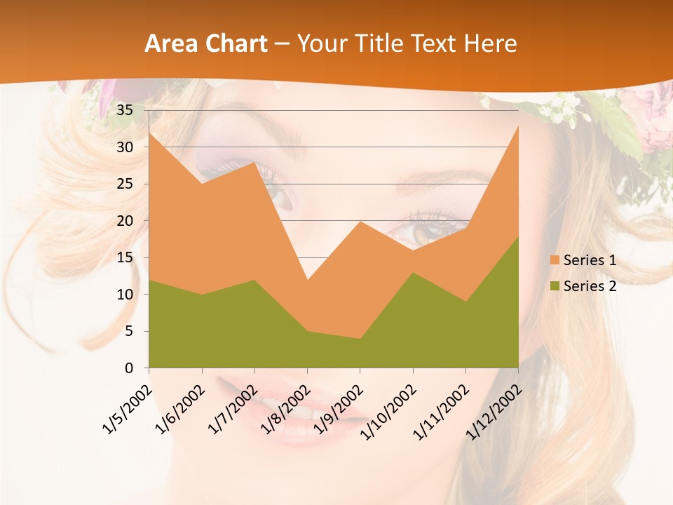 Fille Joyeuse Femme PowerPoint Template