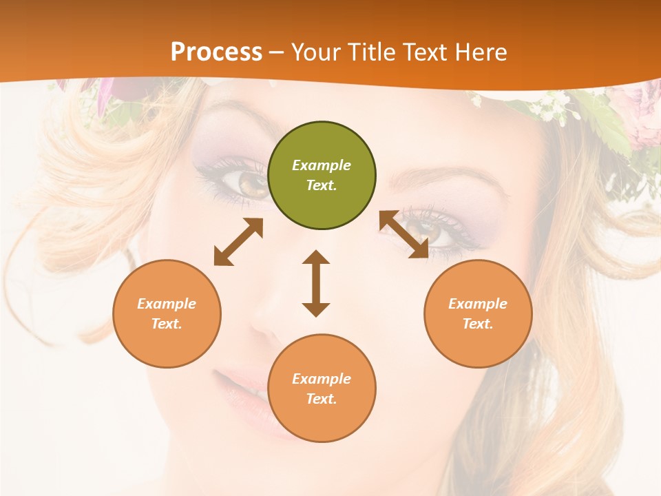 Fille Joyeuse Femme PowerPoint Template