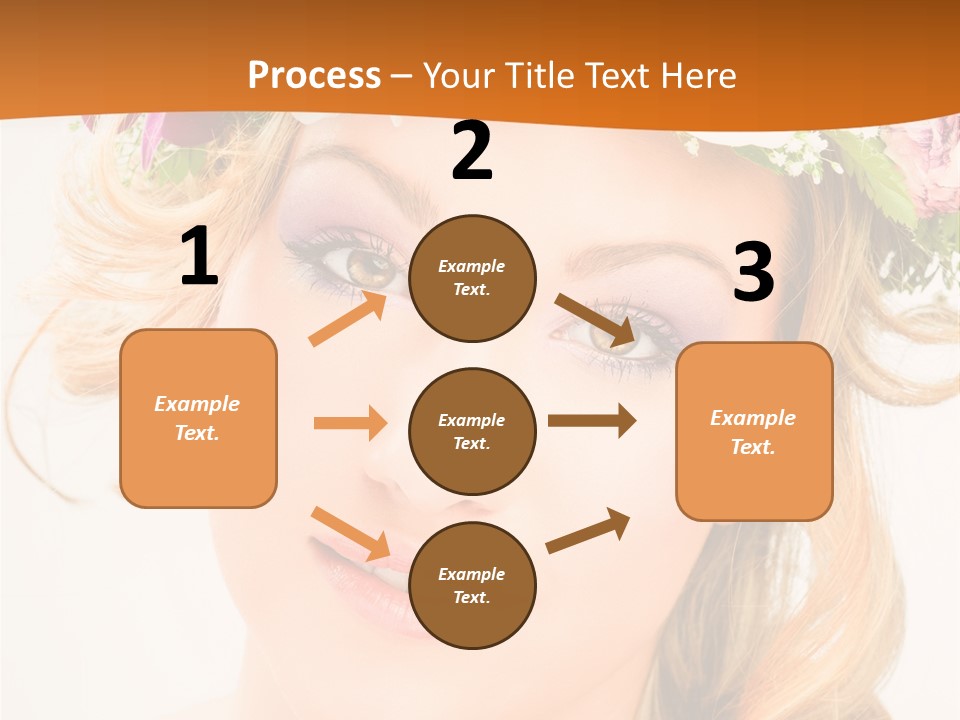 Fille Joyeuse Femme PowerPoint Template