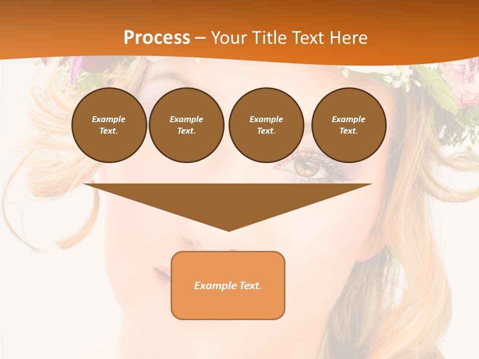 Fille Joyeuse Femme PowerPoint Template