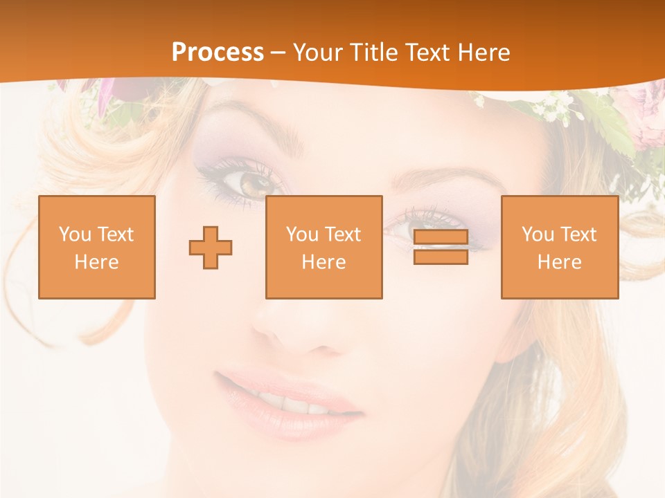 Fille Joyeuse Femme PowerPoint Template