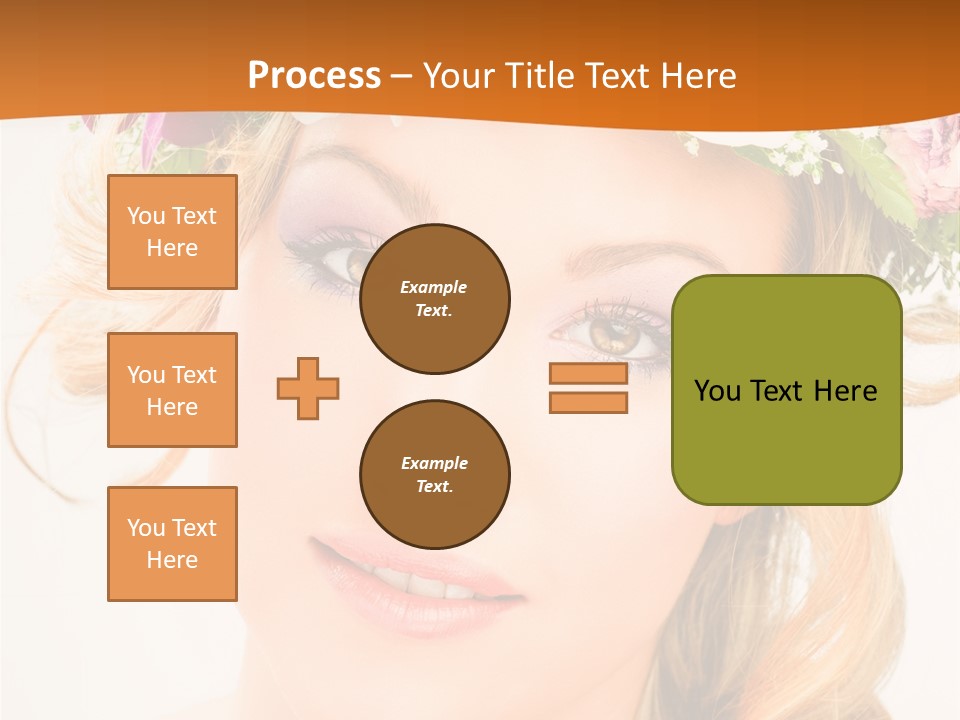 Fille Joyeuse Femme PowerPoint Template
